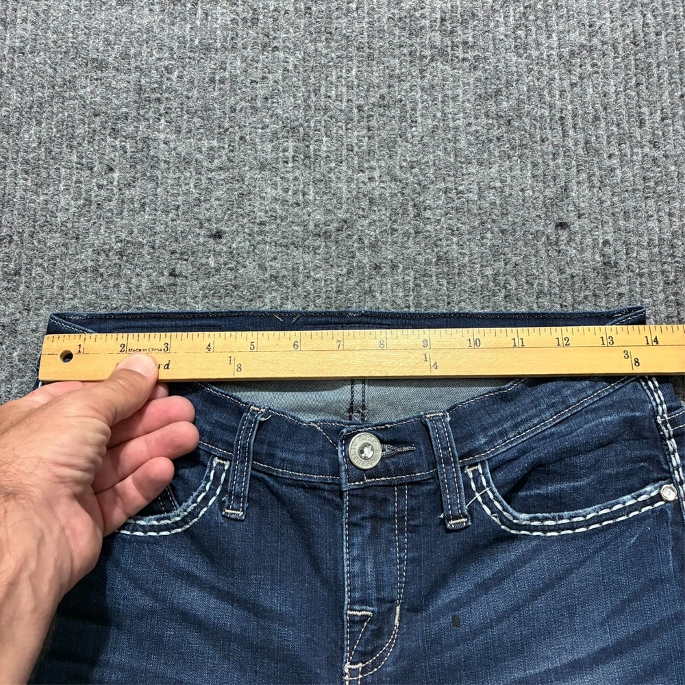Rock & Republic Kasandra Womens‎ Bootcut Jeans 2M Blue Denim Stretch Low Rise - Picture 5 of 12
